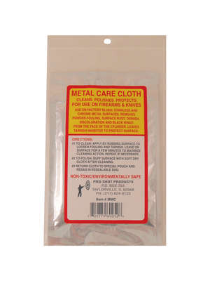 Cleaning Equipment Pro Shot Products Metal Care Cloth PRO-SHOT METAL CARE CLOTH